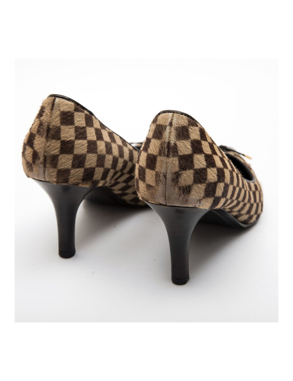 Escarpins T 39 LOUIS VUITTON Bi matière