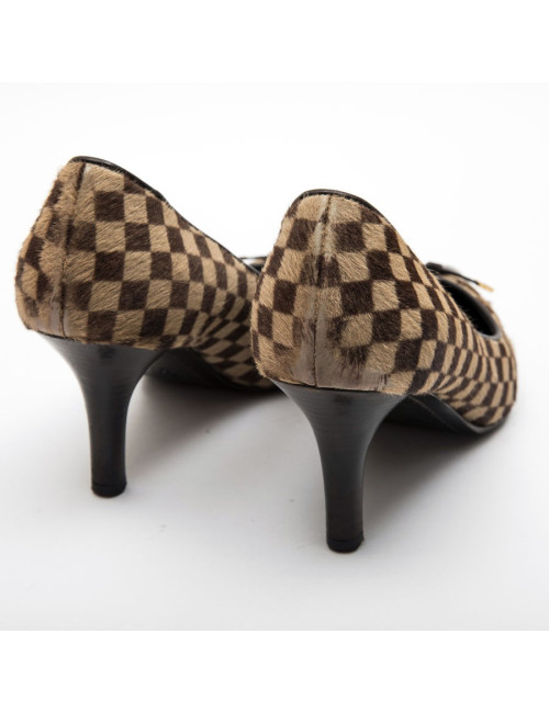 Escarpins T 39 LOUIS VUITTON Bi matière