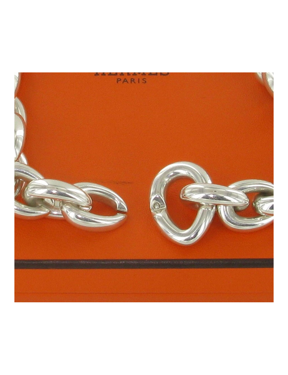 collier en argent massif HERMES