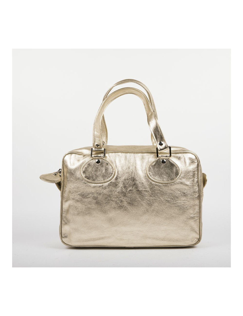 Sac COURREGES en cuir doré