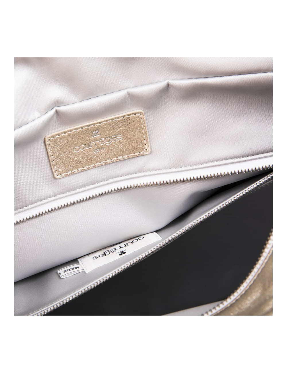 Sac COURREGES en cuir doré