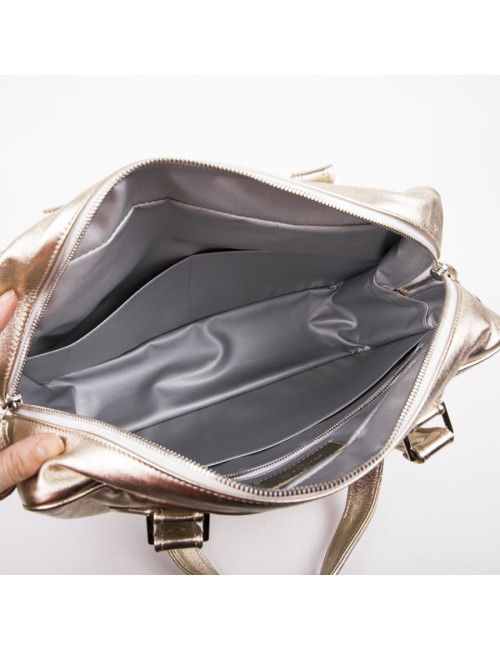 Sac COURREGES en cuir doré
