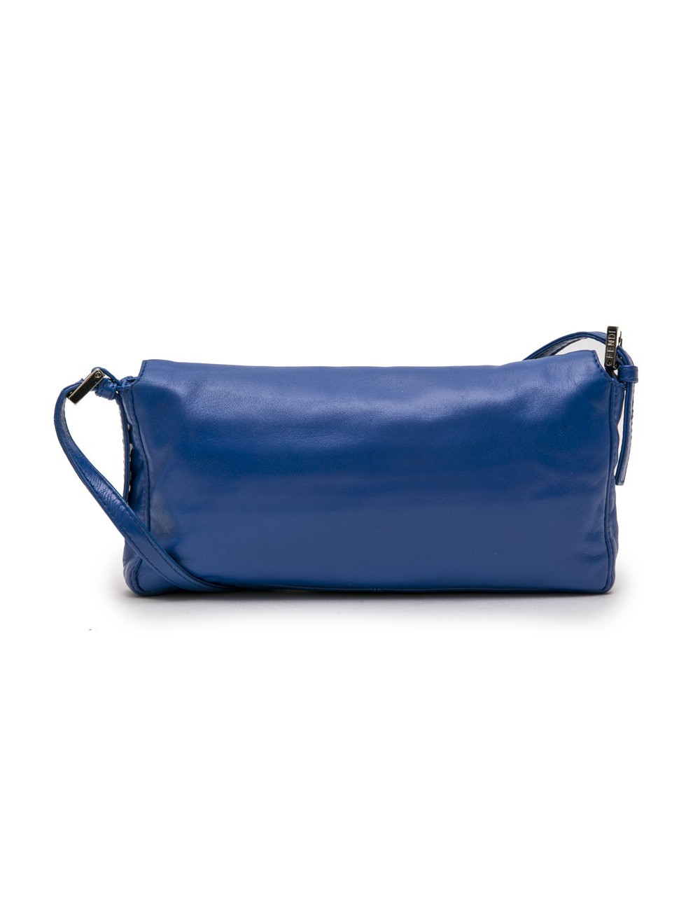  Sac FENDI cuir lisse bleu éléctrique