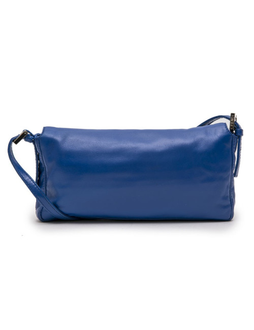 Sac FENDI cuir lisse bleu éléctrique
