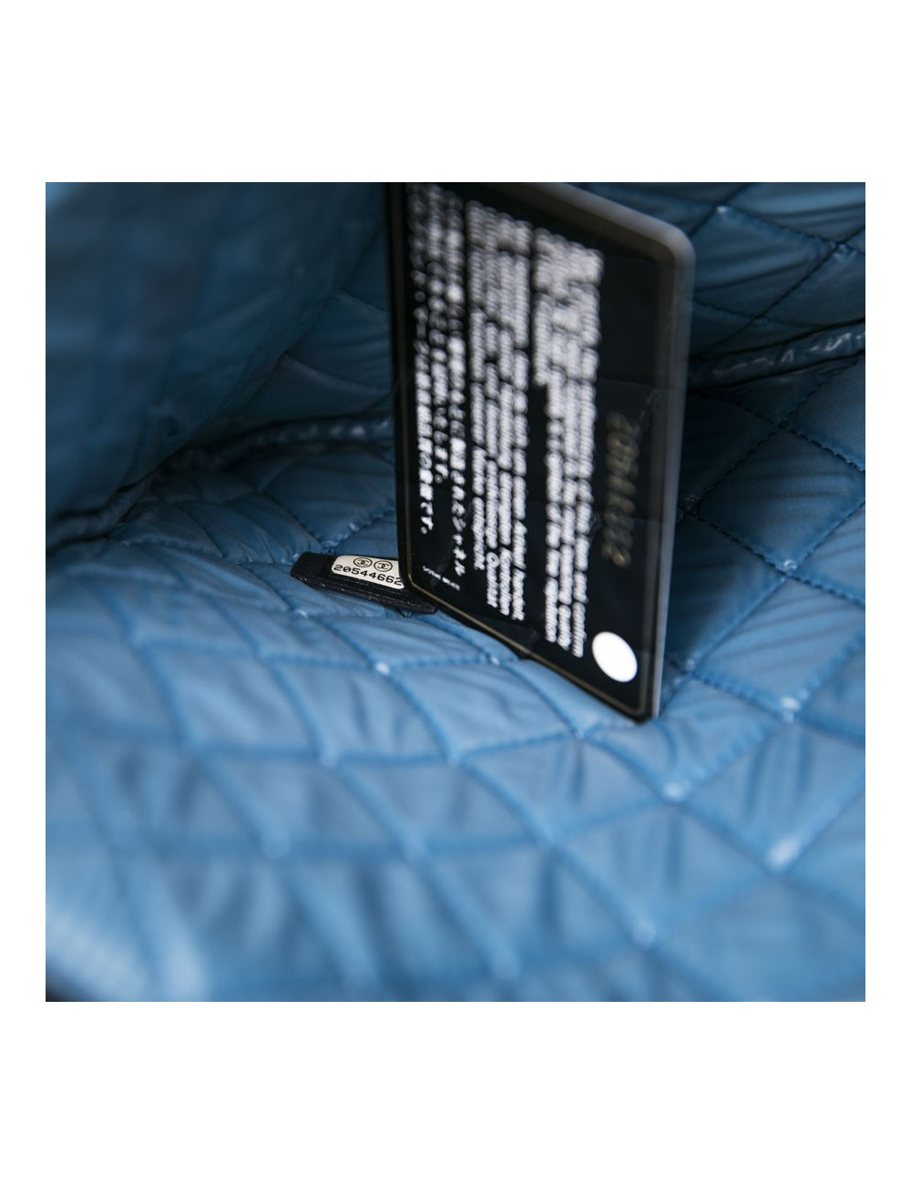 CHANEL clutch in multicolored quilted canvas