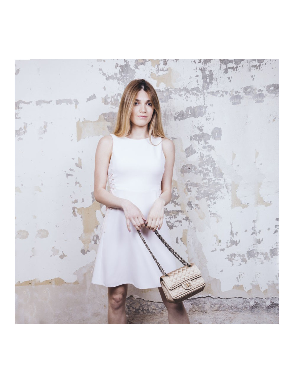 Sac CHANEL "Paris-Shanghai" en satin duchesse