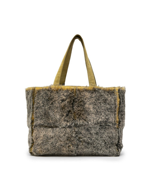 CHANEL bag in gray and yellow orylag