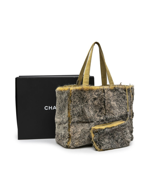 CHANEL bag in gray and yellow orylag