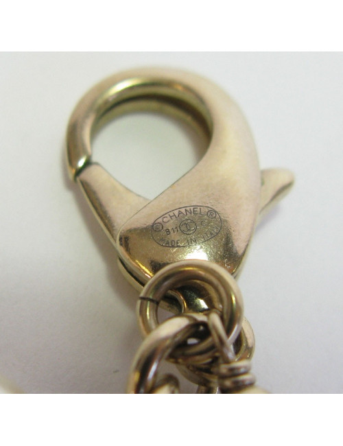 Sautoir multirangs CHANEL avec figurine  'Coco Chanel'