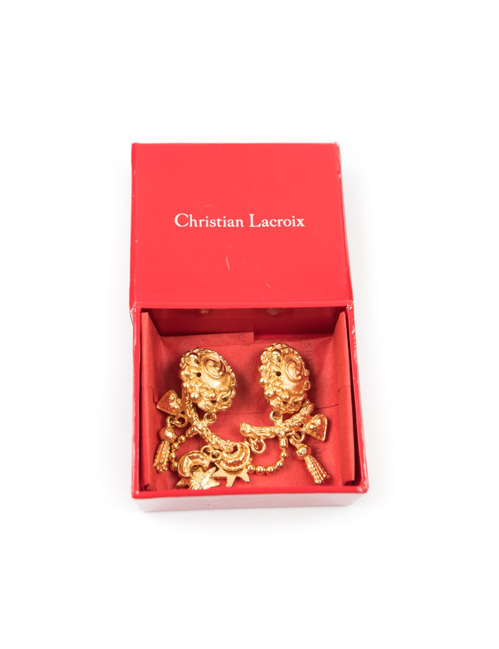 Boucles d'oreilles clips CHRISTIAN LACROIX vintage