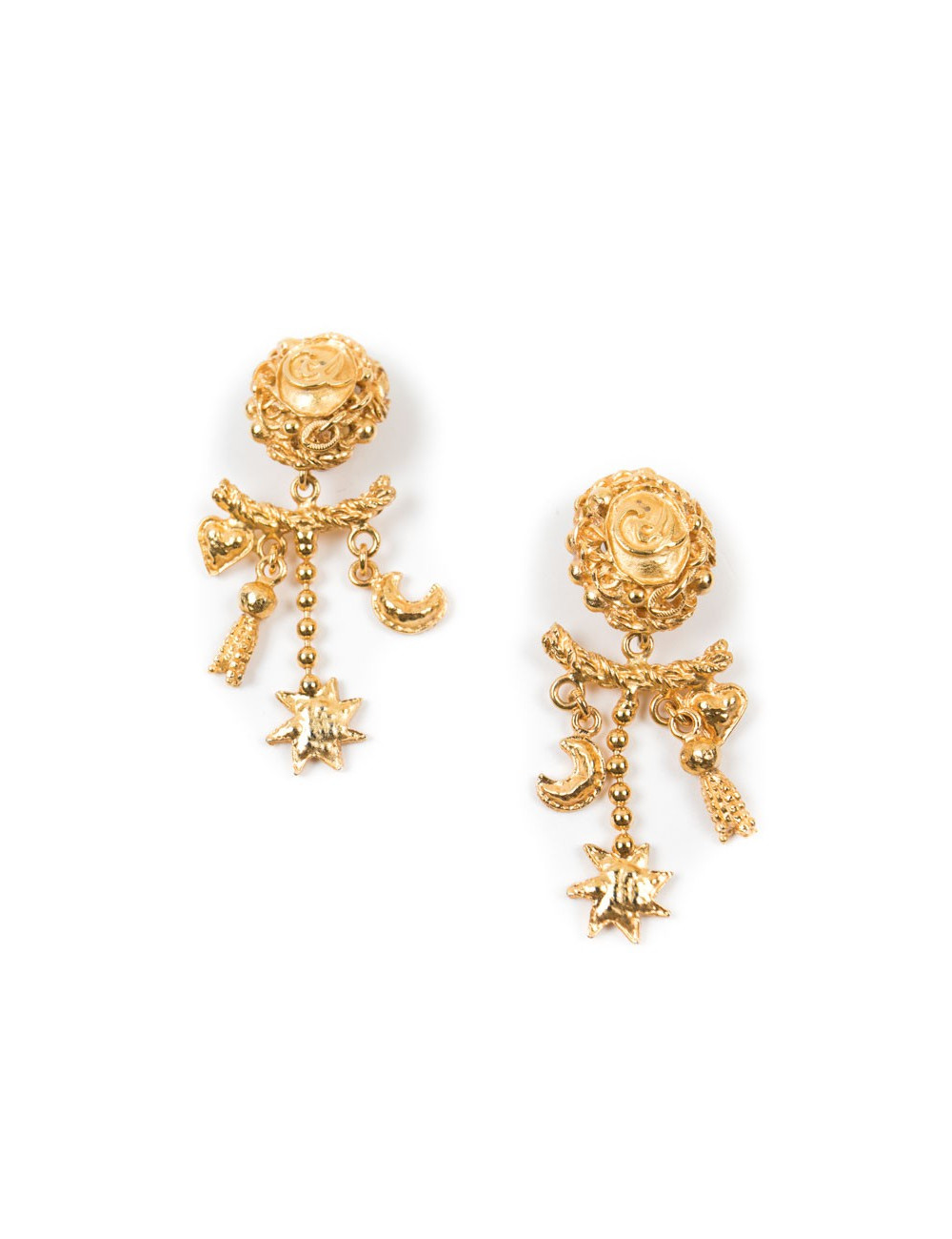 Boucles d'oreilles clips CHRISTIAN LACROIX vintage