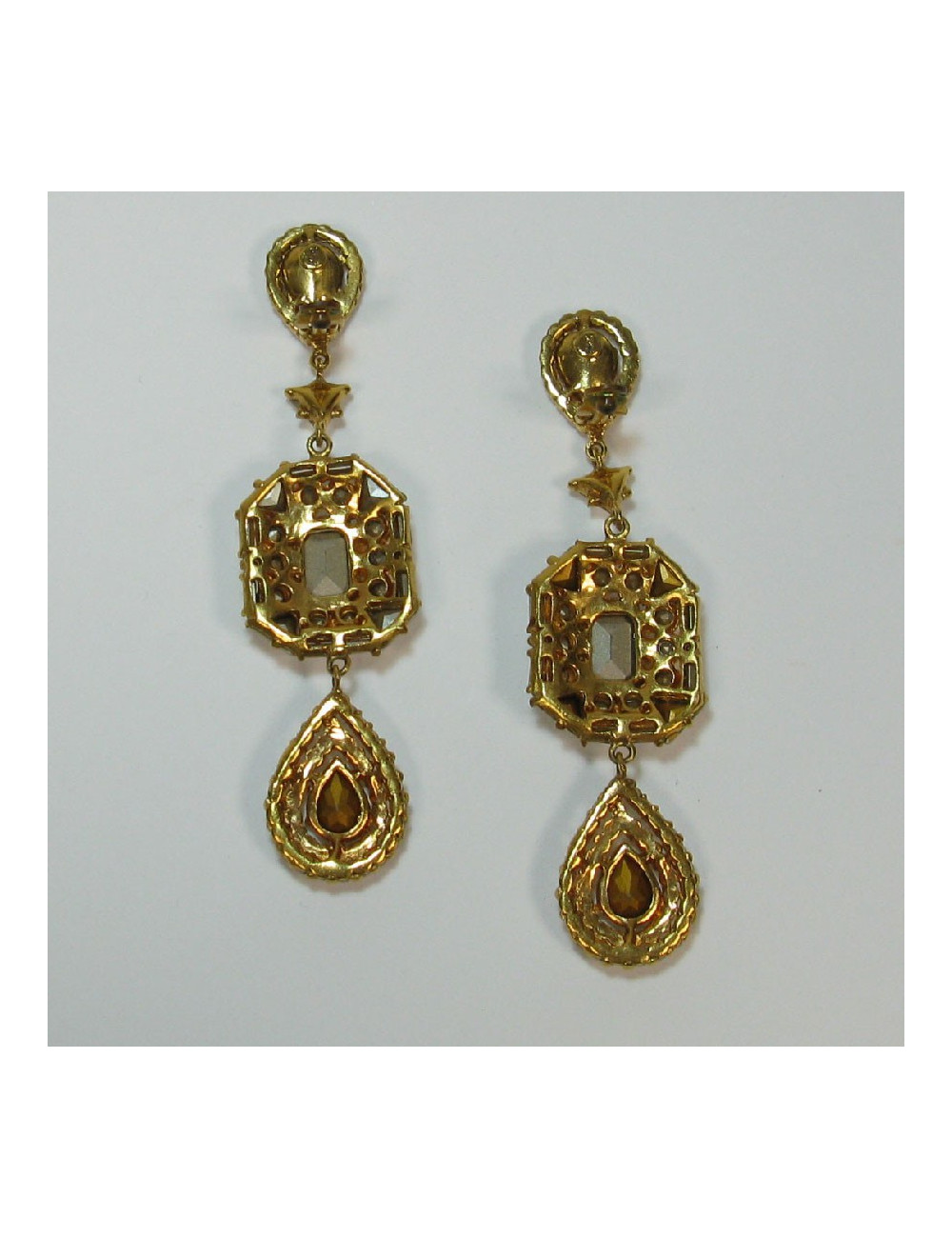 Boucles d'oreilles clips YVES SAINT LAURENT