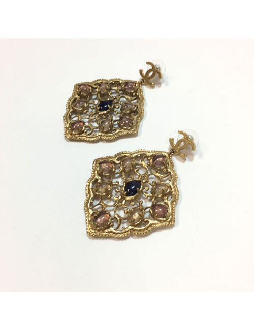 Boucles d'oreilles clous CHANEL Couture