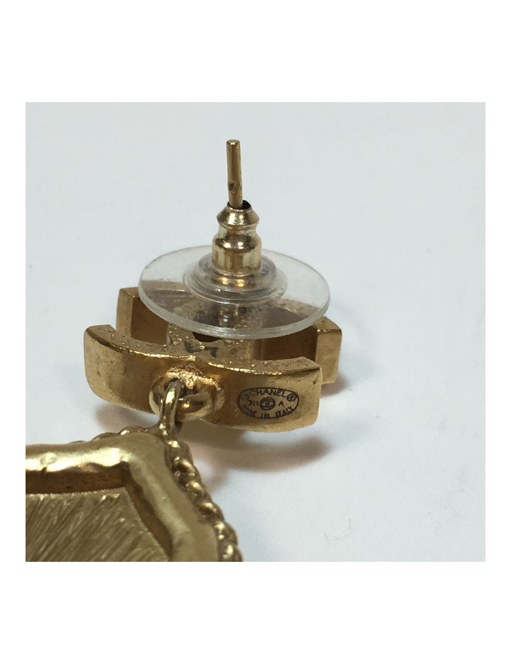 Boucles d'oreilles clous CHANEL Couture