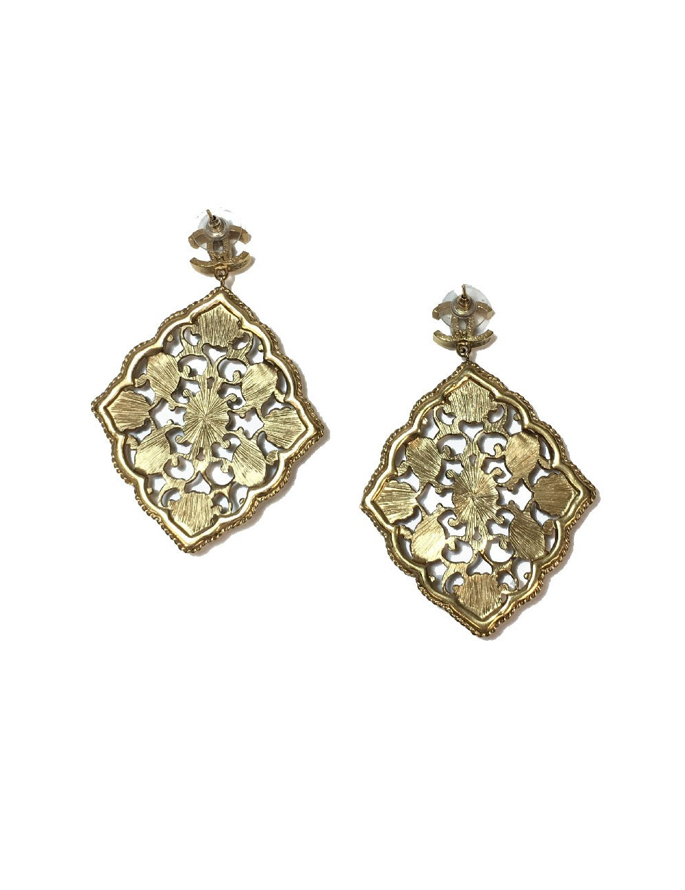 Boucles d'oreilles clous CHANEL Couture