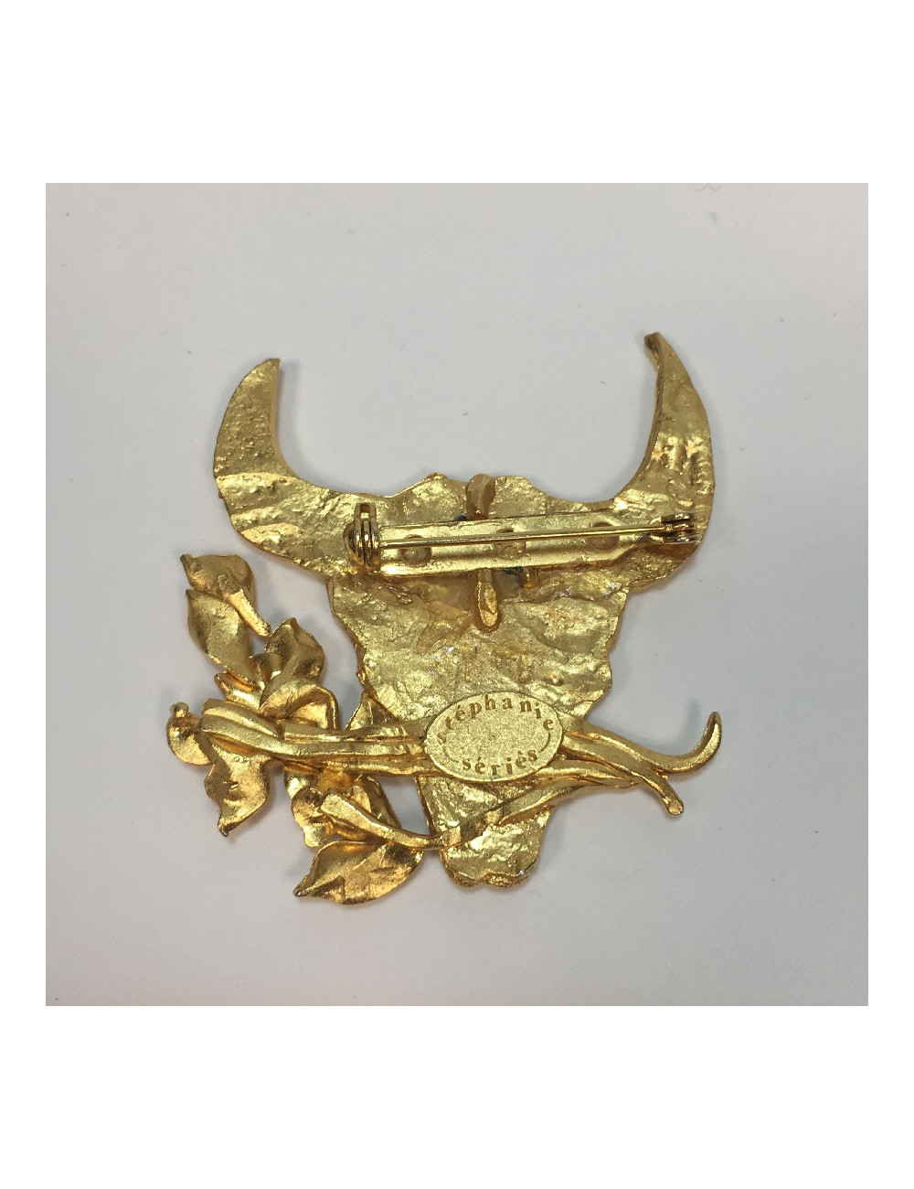 Broche STÉPHANIE SERIÉS métal doré