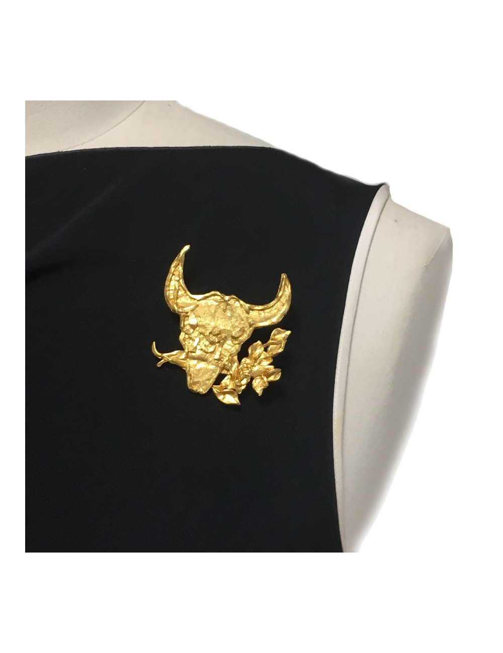 Broche STÉPHANIE SERIÉS métal doré