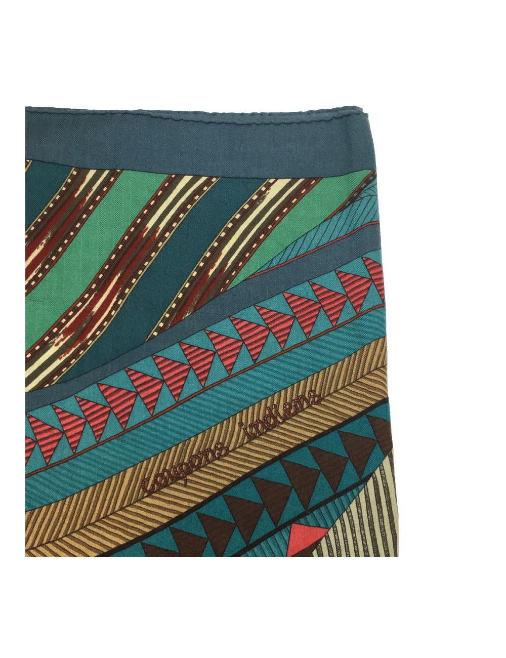 HERMES shawl Coupons Indiens in cashmere and silk