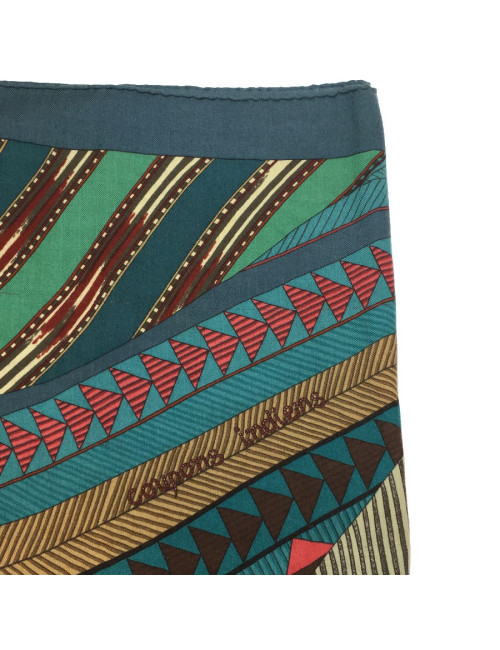 HERMES shawl Coupons Indiens in cashmere and silk