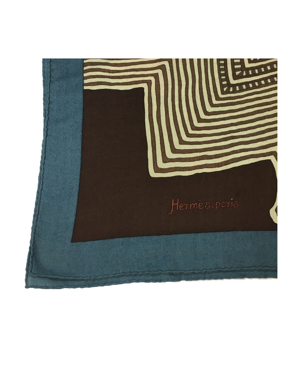 HERMES shawl Coupons Indiens in cashmere and silk