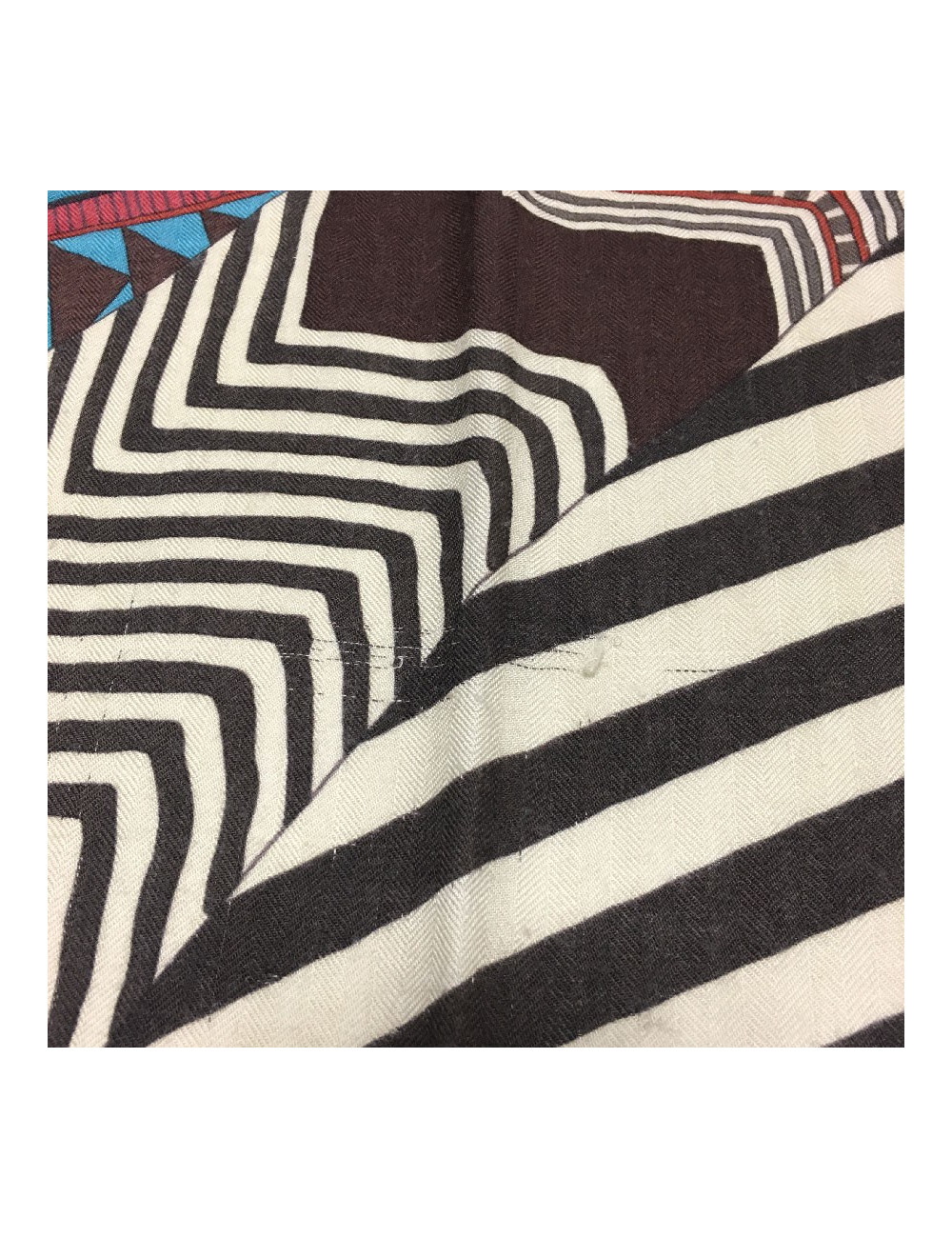 HERMES shawl Coupons Indiens in cashmere and silk