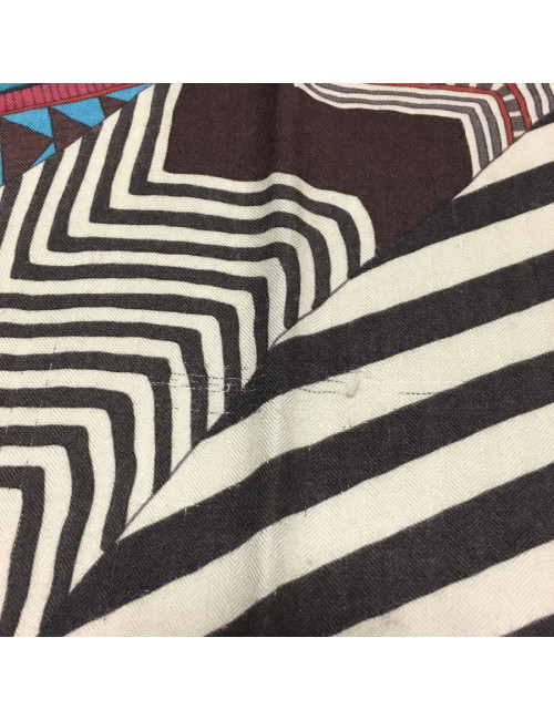 HERMES shawl Coupons Indiens in cashmere and silk