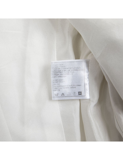 Veste CHANEL courte blanche matelassée T36