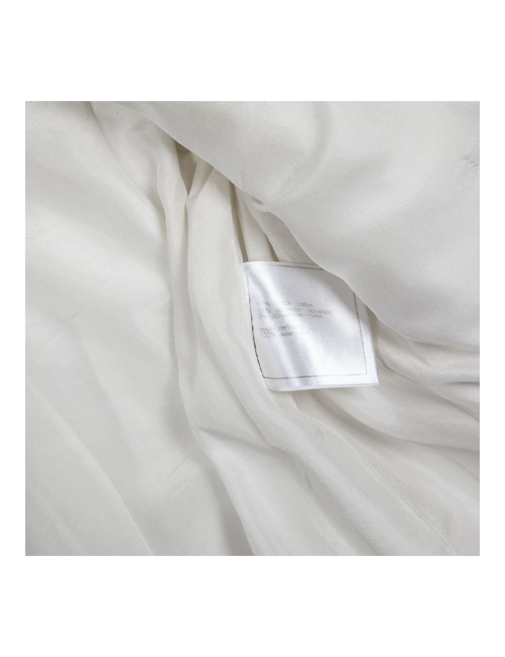 Veste CHANEL courte blanche matelassée T36