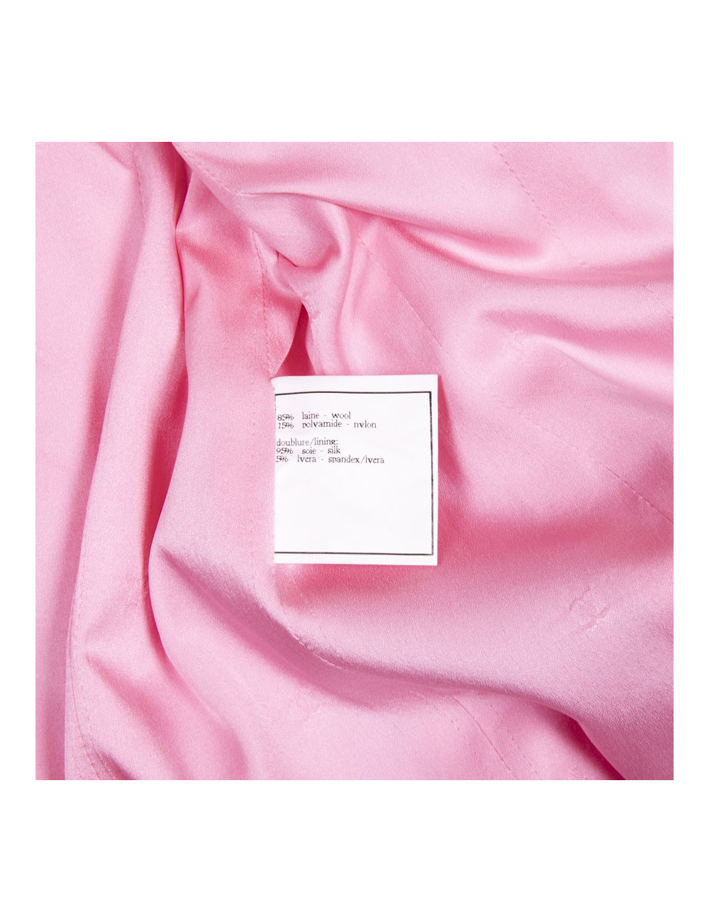 Veste T 38 CHANEL tweed rose