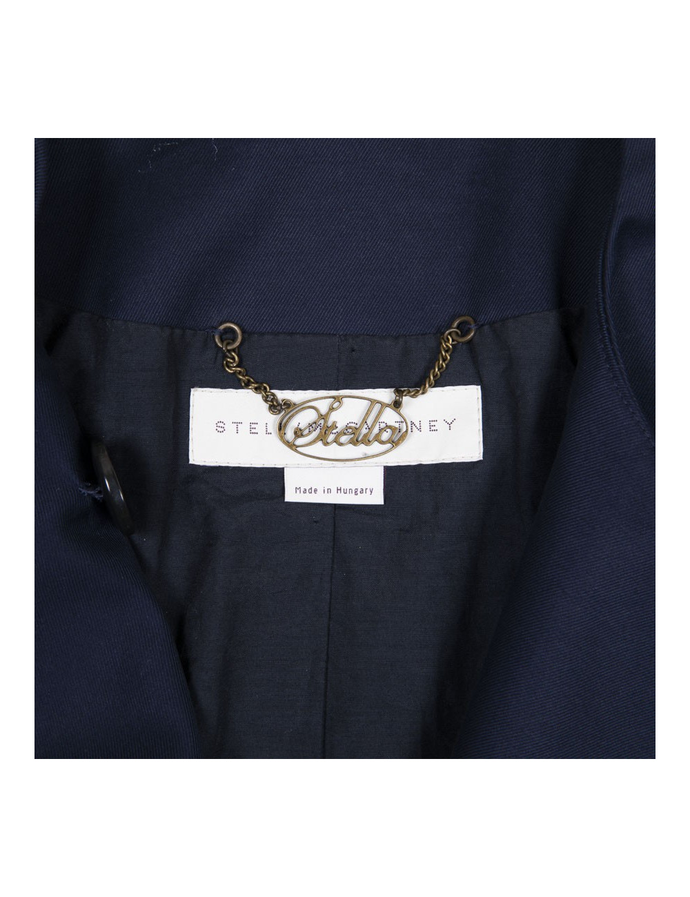 Robe manteau STELLA MC CARTNEY T40 bleu marine