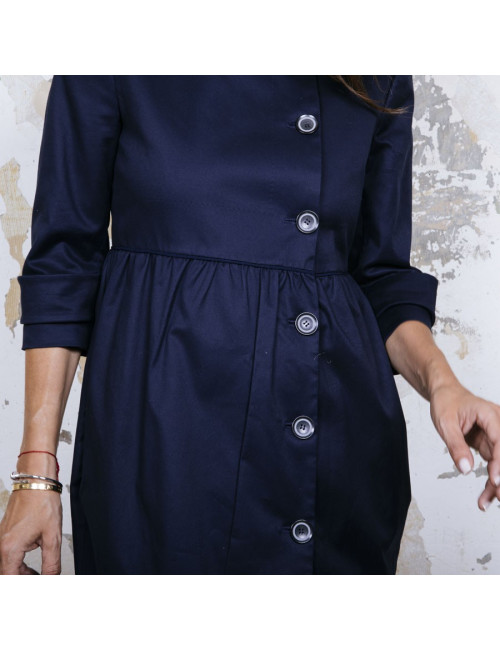 Robe manteau STELLA MC CARTNEY T40 bleu marine