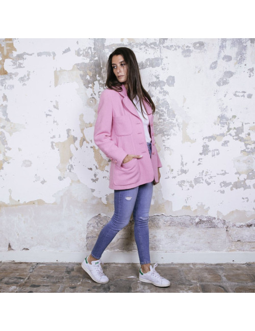 Veste CHANEL tweed rose 