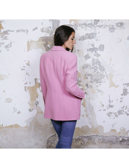 Veste CHANEL tweed rose 