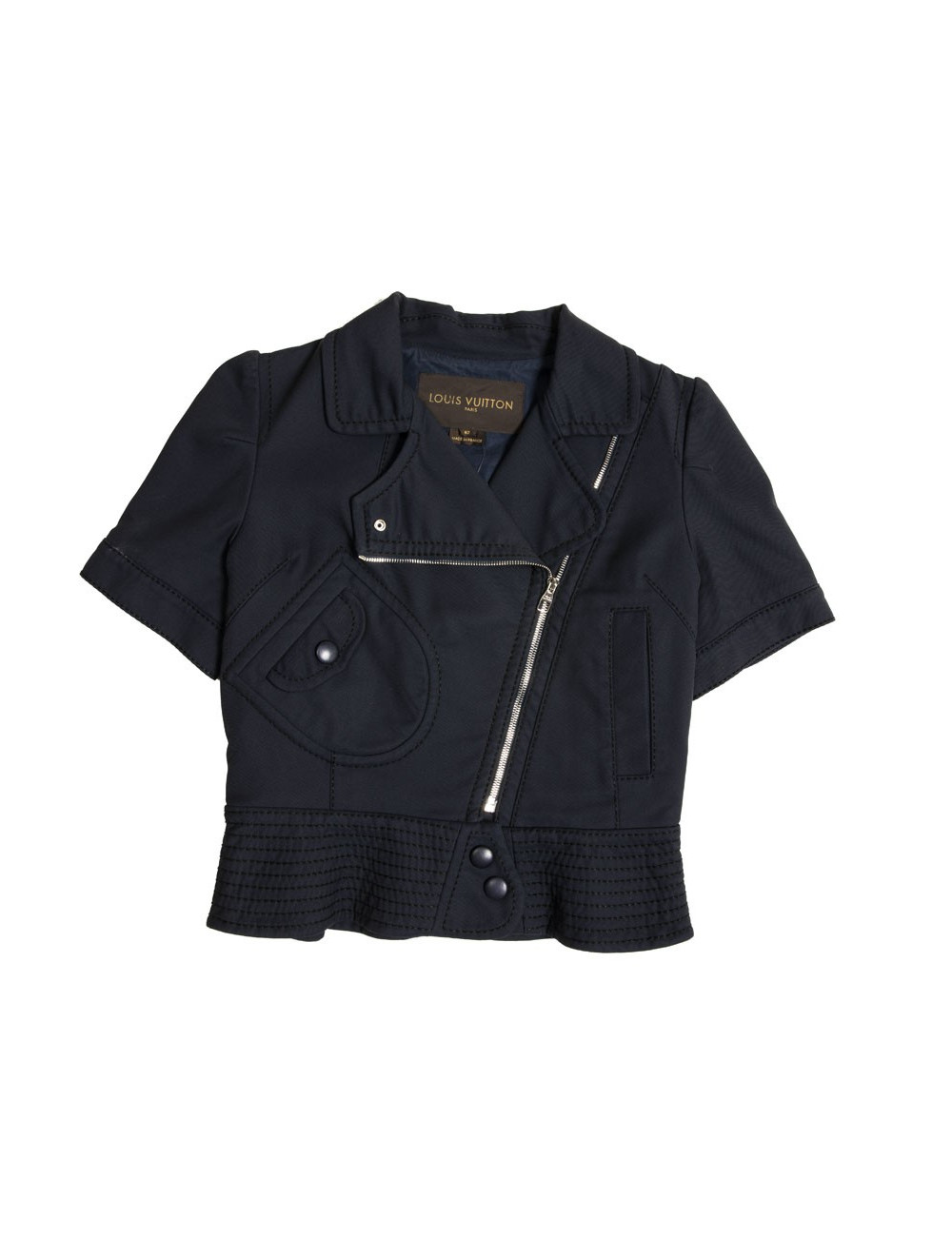 Veste LOUIS VUITTON T42  manches courtes bleu