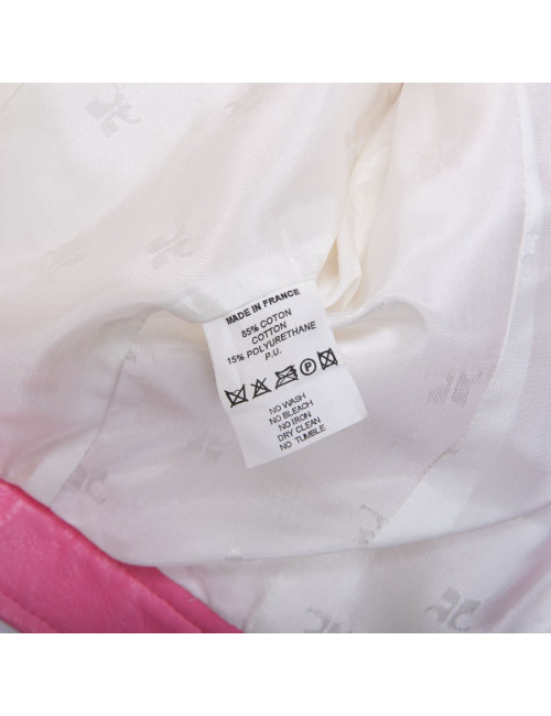 Ensemble blouson et jupe COURREGES rose