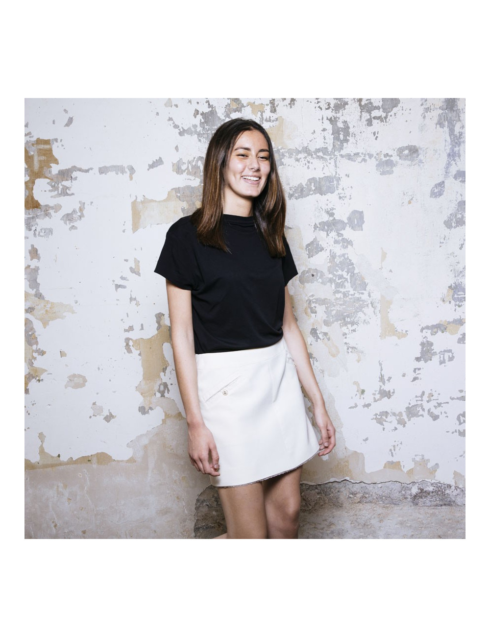 Jupe CHANEL t 38 en laine beige