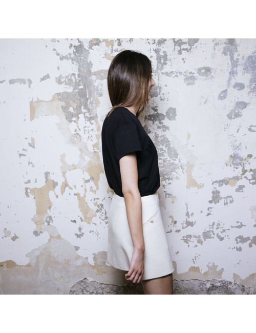 Jupe CHANEL t 38 en laine beige