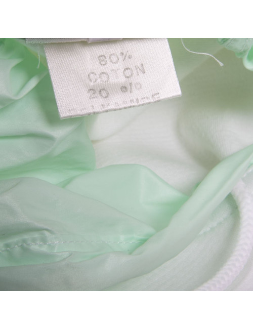 Robe COURREGES T   capuche verte