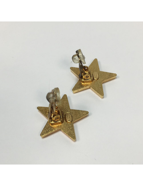 Boucles d'oreille CHANEL étoiles 