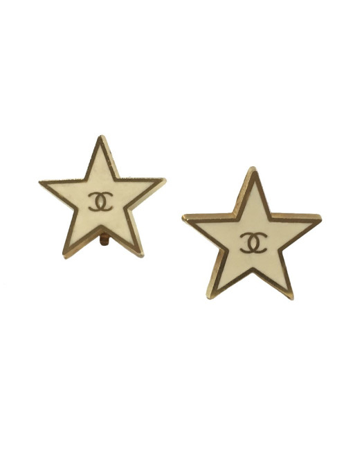 Boucles d'oreille CHANEL étoiles 