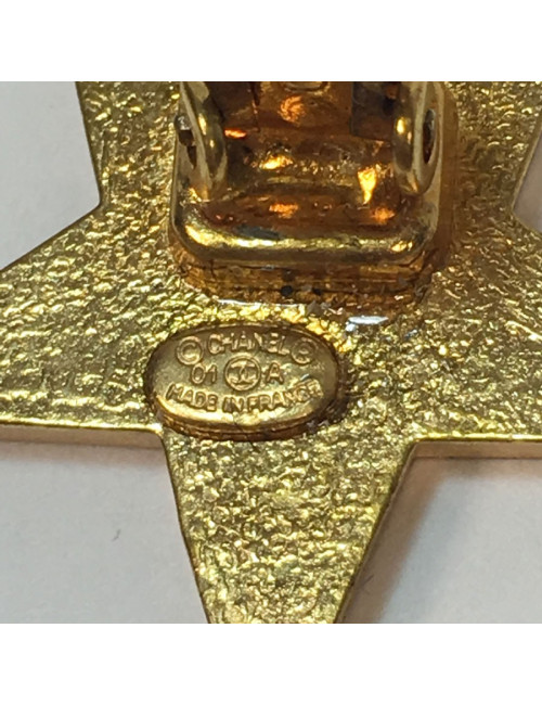 Boucles d'oreille CHANEL étoiles 