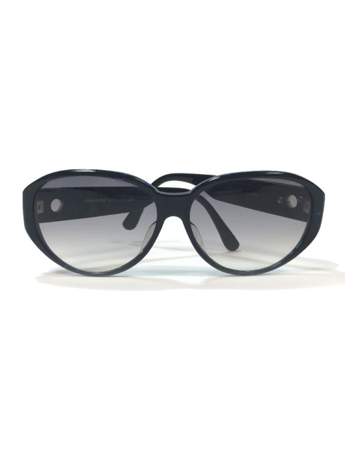 Lunettes de soleil YSL SAINT LAURENT Vintage en plexi bleu