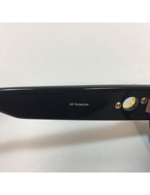 Lunettes de soleil YSL SAINT LAURENT Vintage en plexi bleu