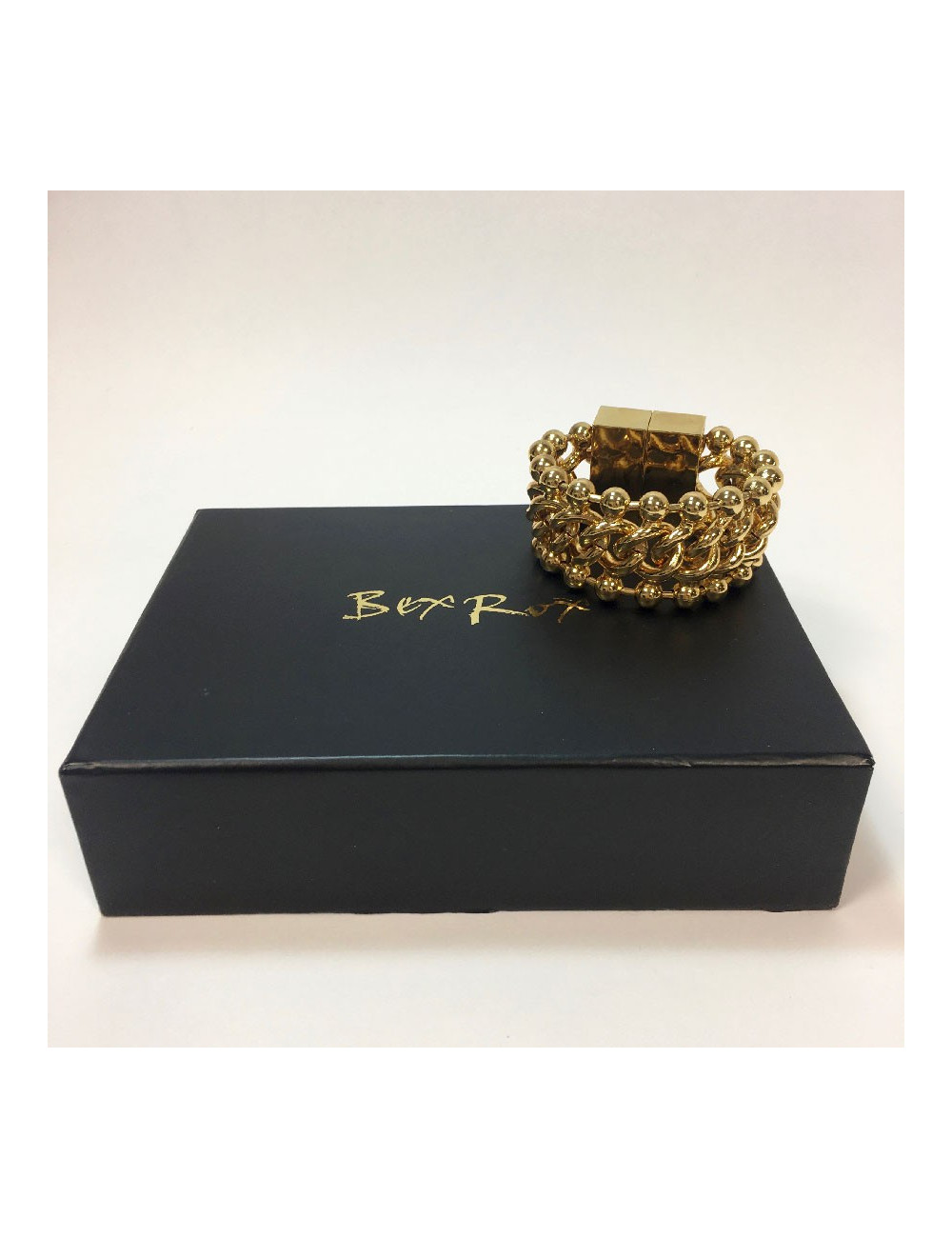 Bracelet BEXROX en métal doré
