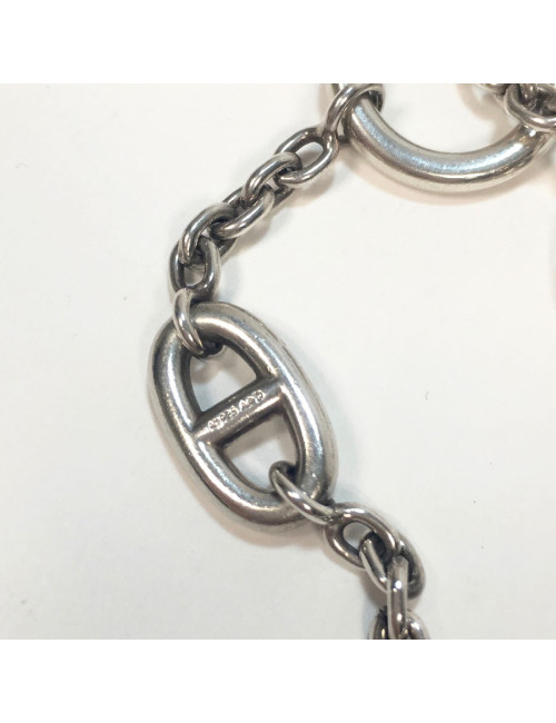 HERMES Farandole chain bracelet in sterling silver