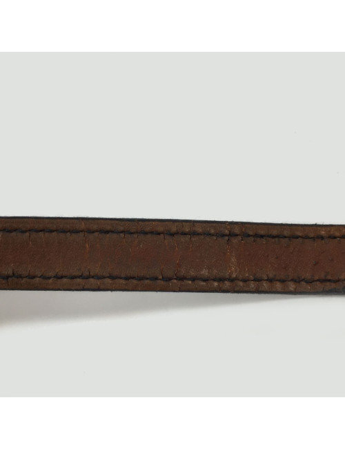 Montre HERMES bracelet double cuir noir