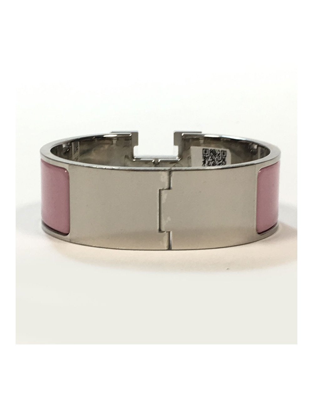 Bracelet clic clac HERMES émail violet PM