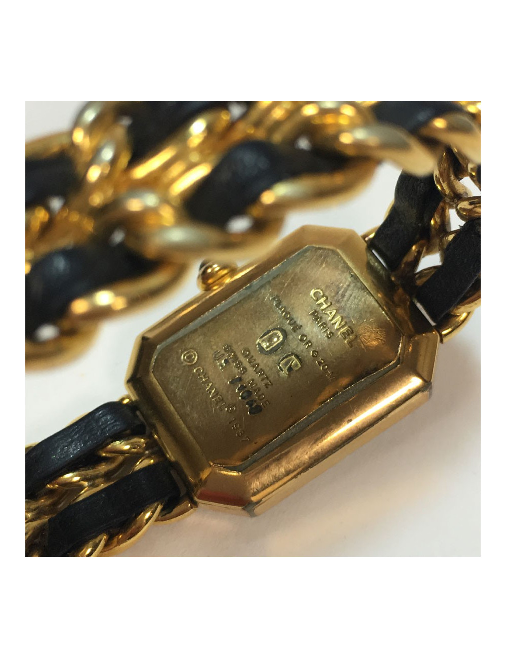 Montre Première CHANEL plaqué or