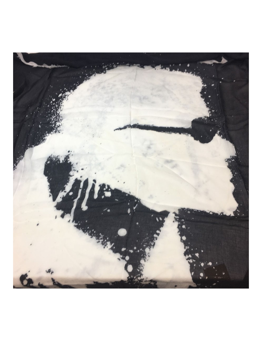 Echarpe KARL LAGERFELD noir et blanc