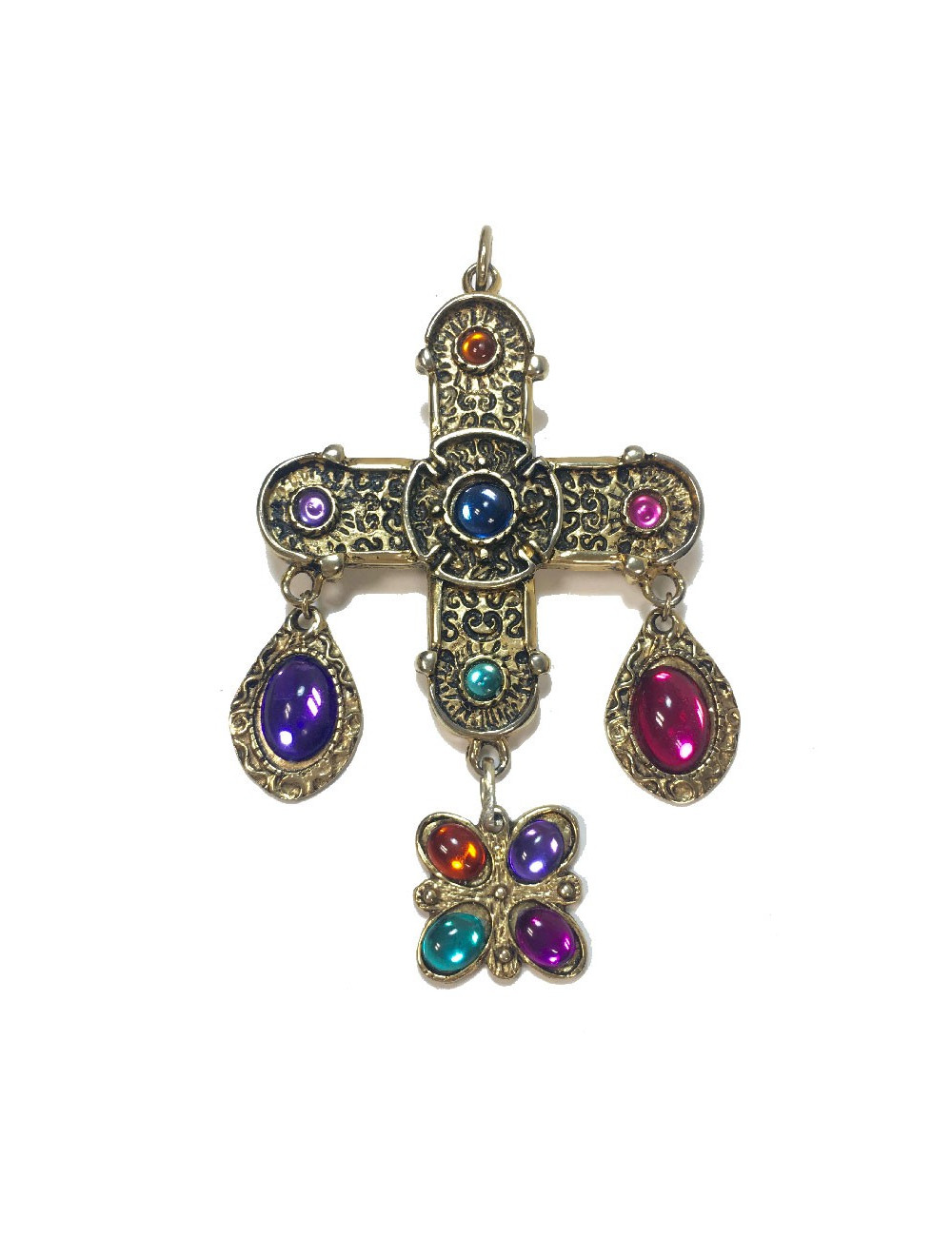 Broche pendentif Croix sans marque 